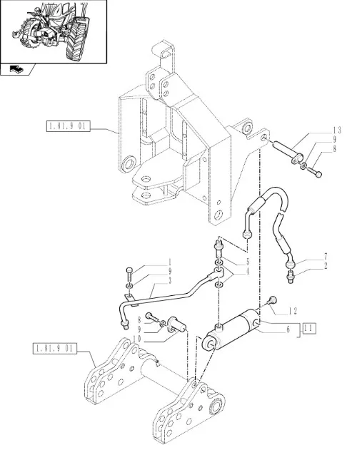 5179829 - цилиндр гидравлический