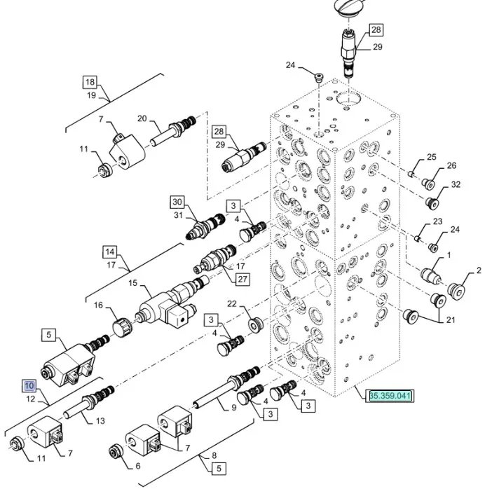 87615215 - клапан