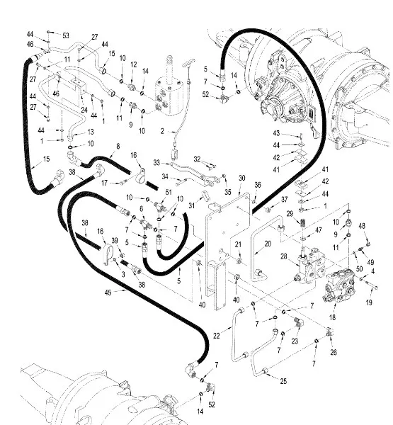 87416123 - шланг в сборе